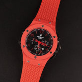 Mens Wrist Watch Red Design HB